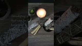 Purify your space and body with the cleansing smoke of sage, smudging herbs, and palo santo.