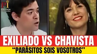 VENEZOLANO EXILIADO HUMILLA A DEFENSORA DEL CHAVISMO: &ldquo;LOS PAR&Aacute;SITOS SOIS VOSOTROS&rdquo;