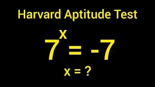 Harvard Aptitude Test | Amazing Method | Can you solve this ? | Maths Olympiad