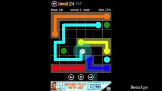 ‪Flow Free 7x7 level 24 (Regular Pack Medium)‬