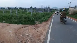Plot for sale commercial site croner in karapalli near STR Roadl hosur public school l Carmel school