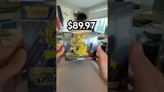 Part 142 | Continuing the Pikachu hunt&hellip;Surging Sparks ETB Opening