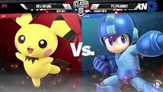Clash of the Carolinas 3 - Rfang(Pichu) VS Peabnut(Megaman) - Losers Top 8
