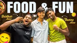FOOD AND FUN WITH SRIDHAR CHAPA &BUNNY ANNA || @Sridharchapa || telugu || fun🤣