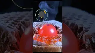 ASMR Satisfying Honeycomb and hot ball Sounds 🤤 | Shorts#asmr #satisfying #shorts