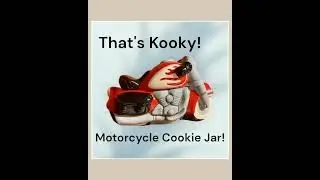 Motorcycle Cookie Jar by 