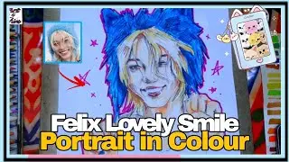 Drawing Felix [Stray Kids] | Felix Adorable Smile is Love