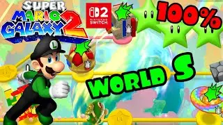 Super Mario Galaxy 2 Nintendo Switch 2 100% Walkthrough ☄️ All Green Stars World S #61