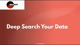 dataBelt&reg; - Deep Search Your Data