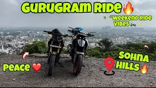 Gurugram Ride 🏍️ Sohna Hills Adventure | Weekend Vibes 🔥@Rawat04rider 
