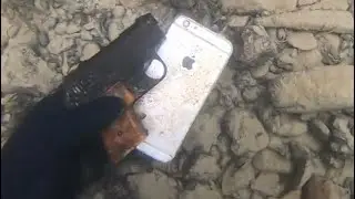 Found Gun, RADO Watch, iPhone&lsquo;s and North Face Jacket in the River! River Treasure