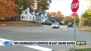 Two roundabouts removed in East Grand Rapids