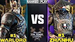 NUMBER 1 RANKED ZHANHU VS NUMBER 1 RANKED WARLORD! FOR HONOR