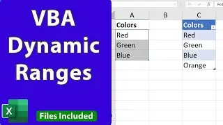 Automatically Updating Range References in VBA - VBA Quickie 12