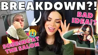 First Time At a Salon in 7 YEARS! HAIR LOSS EMOTIONAL BREAKDOWN!!