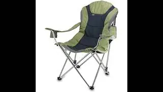 ONIVA   a Picnic Time brand Reclining Camping Chairs, 8 x 8 x 41, Sage Grey