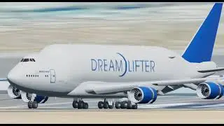 dreamlifter lands at red flag@Boeing @redflagopsnellisafb1879