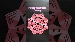 Diy Star with Paper Cutting ⭐| #diy #ytshorts #star #craft  #papercutting #shorts #shortfeed #viral