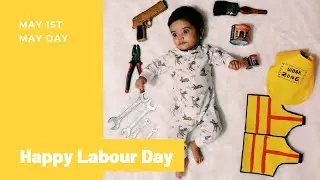 Baby May Day theme 2022 | Labour Day theme | Workers Day Baby photoshoot 2022