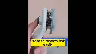 Easy to clean Pet Hairbrush #pets