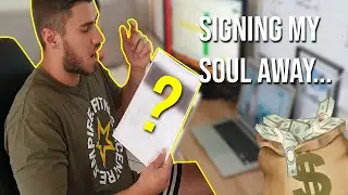 Signing My Soul Away.. My New BodyBuilding Sponsor
