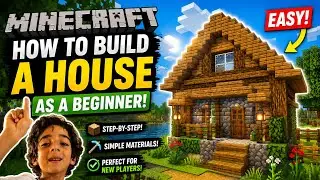 How to create a house as beginner in Minecraft