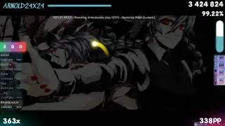 Arnold24x24 | IOSYS - Homicide Moon [Lunatic] +HDDT 99.49% {#1 414pp FC} - osu!