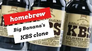 How to drink a Founders KBS Clone brewed using the BIAB method in 1080p HD