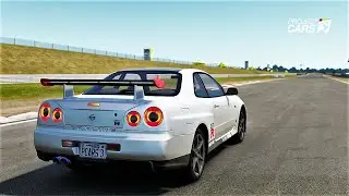 Project CARS 3| R34 Nissan Skyline GT-R V-SPEC II [Test Drive + Hot Lap]
