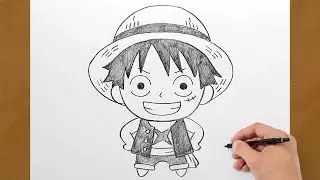 Luffy Drawing Guide | How to Draw Monkey D. Luffy Step by Step