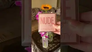 @Hudabeauty Nudes Obsessions Mini Eyeshadow palette 🤍🌸#nykaa #shorts #ytshorts #makeup