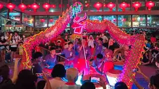 LED Dragon Dance with LED Drum