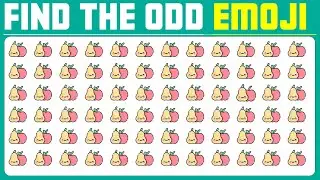 Challenge Your Observation Skills! Can You Find the ODD Food Emoji Out? | Emoji Quiz!  EP:238