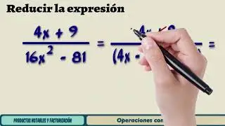 REduccion de fracciones algebraicas