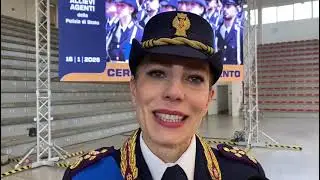 Oristano - Il giuramento del 231° corso allievi agenti della Polizia di Stato