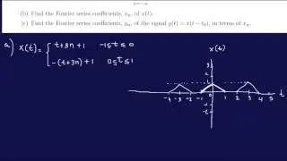 Fourier Transform/ Series 2 example-FE/EIT Exam Review