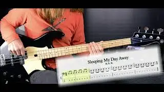 D.A.D. - Sleeping My Day Away - Bass Solo (bass tab) #Basscover #Basstabs