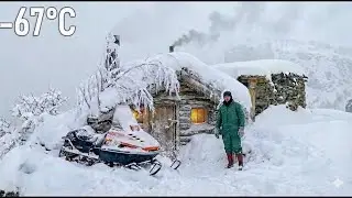 🔥 I Trusted This Cabin at −67°C | Extreme Winter Off-Grid Life Living Where Humans Shouldn’t