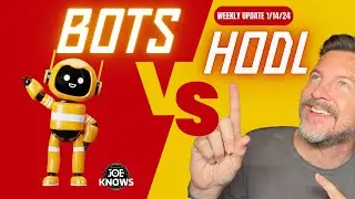BOTS VS HODL!  JOE gets into a NEW Trading Bot! Eazybot pionex coinbase revtoken.  Weekly Updates!