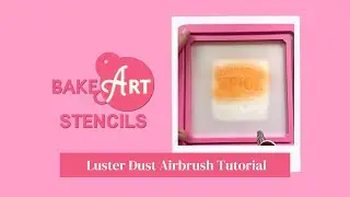 How to Airbrush Glitter onto Cookies, 100% food-safe