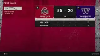 CFB26| OSU VS WASHINGTON |WK6|NFCL COLLEGE SERIES #TAKEOFF