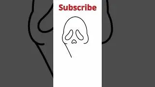 How To Draw Ghostface | SCREAM