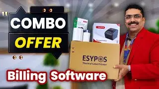 Combo Offer Billing software Barcode Printer Bill Printer 2024
