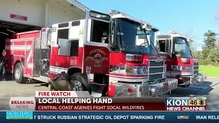 Monterey Fire called in to help fight the Pacific Palisades wildfire
