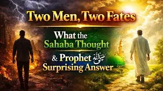 🔥 دو آدمی، دو انجام | نبی ﷺ کا حیرت انگیز فرمان
