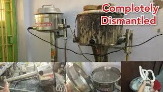 Water Distillation Plant Dismantled Completely to Understand Detailed Structure & Working Procedure.