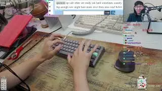 #taehatypes on #Twitch | Building NRG dizzy's Custom Mechanical Keyboard | !build