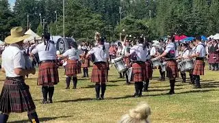 Simon Fraser University Pipe Band MSR 1 Pacific NW Gathering 2022