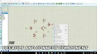 Transistor biased analysis using proteus