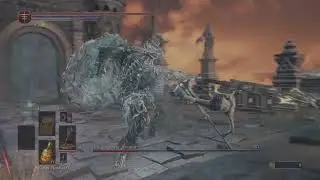 Dark Souls 3 - Dragonslayer Armour Boss Fight